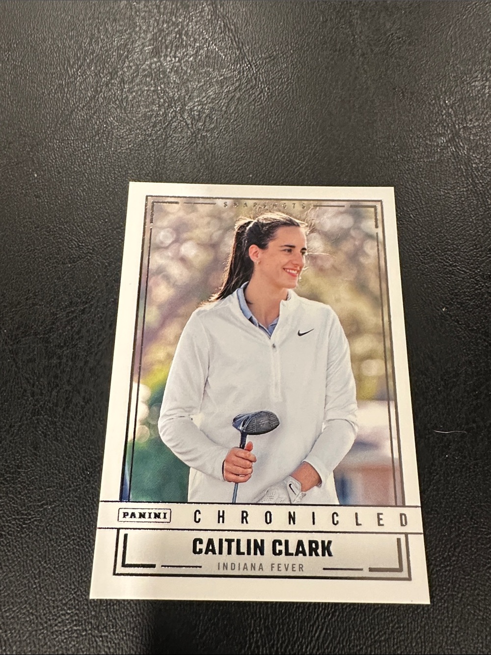 Panini Caitlin Clark Card - White, Black